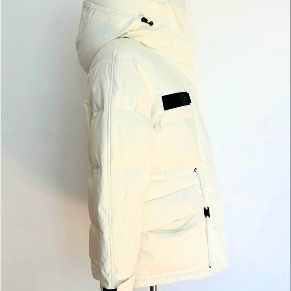 Rudsak Parka winter jacket color white, size Medium - Picture 3 of 12